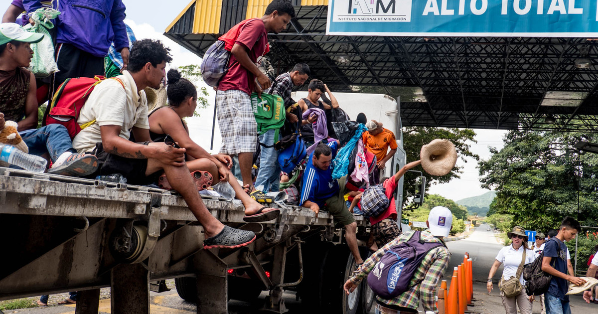 La caravana migrante y los federales ignoraron las leyes mexicanas